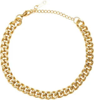 18K Gold Plated Titanium Round Curb Chain Anklet, Never Tarnish, Women Jewelry, Body Jewelry