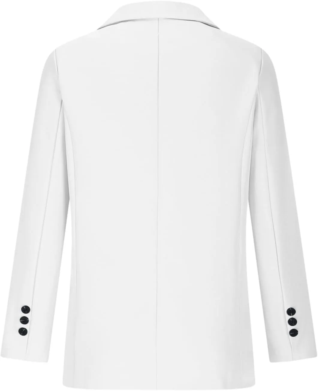 2025 Womens Work Office Blazer Jacket Casual Bussiness Blazers Open Front Long Sleeve Button Down Lapel Blazer