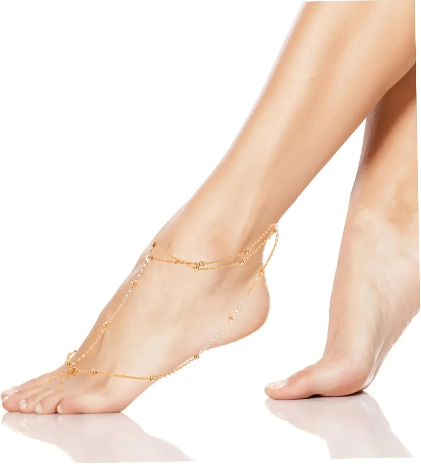 2pcs Anklet Jewelry Holidays Beach Anklet Adjustable Anklet Jewelry for Wedding Bracelet Women Anklet