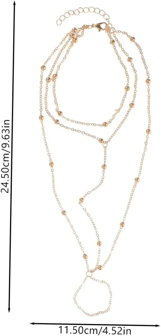 2pcs Anklet Jewelry Holidays Beach Anklet Adjustable Anklet Jewelry for Wedding Bracelet Women Anklet
