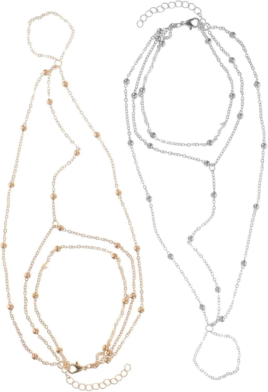 2pcs Anklet Jewelry Holidays Beach Anklet Adjustable Anklet Jewelry for Wedding Bracelet Women Anklet