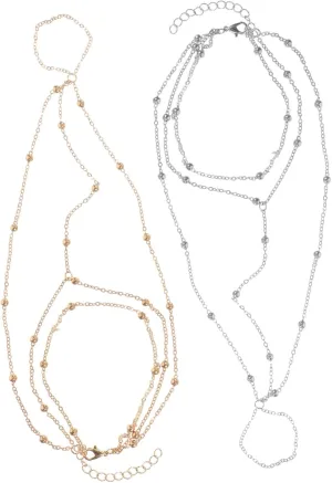 2pcs Anklet Jewelry Holidays Beach Anklet Adjustable Anklet Jewelry for Wedding Bracelet Women Anklet