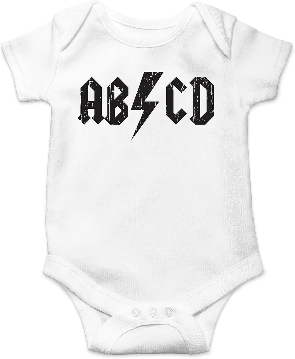 ABCD Alphabet Rock And Roll - Funny Baby Essentials Bodysuit - Baby Boy Clothes Newborn Outfits