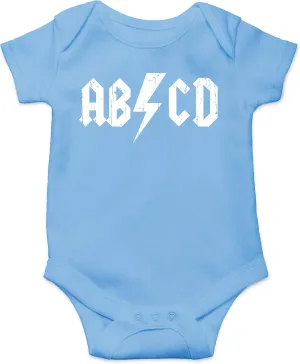 ABCD Alphabet Rock And Roll - Funny Baby Essentials Bodysuit - Baby Boy Clothes Newborn Outfits