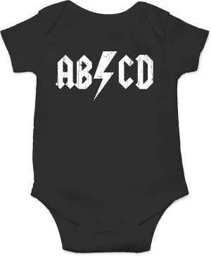 ABCD Alphabet Rock And Roll - Funny Baby Essentials Bodysuit - Baby Boy Clothes Newborn Outfits