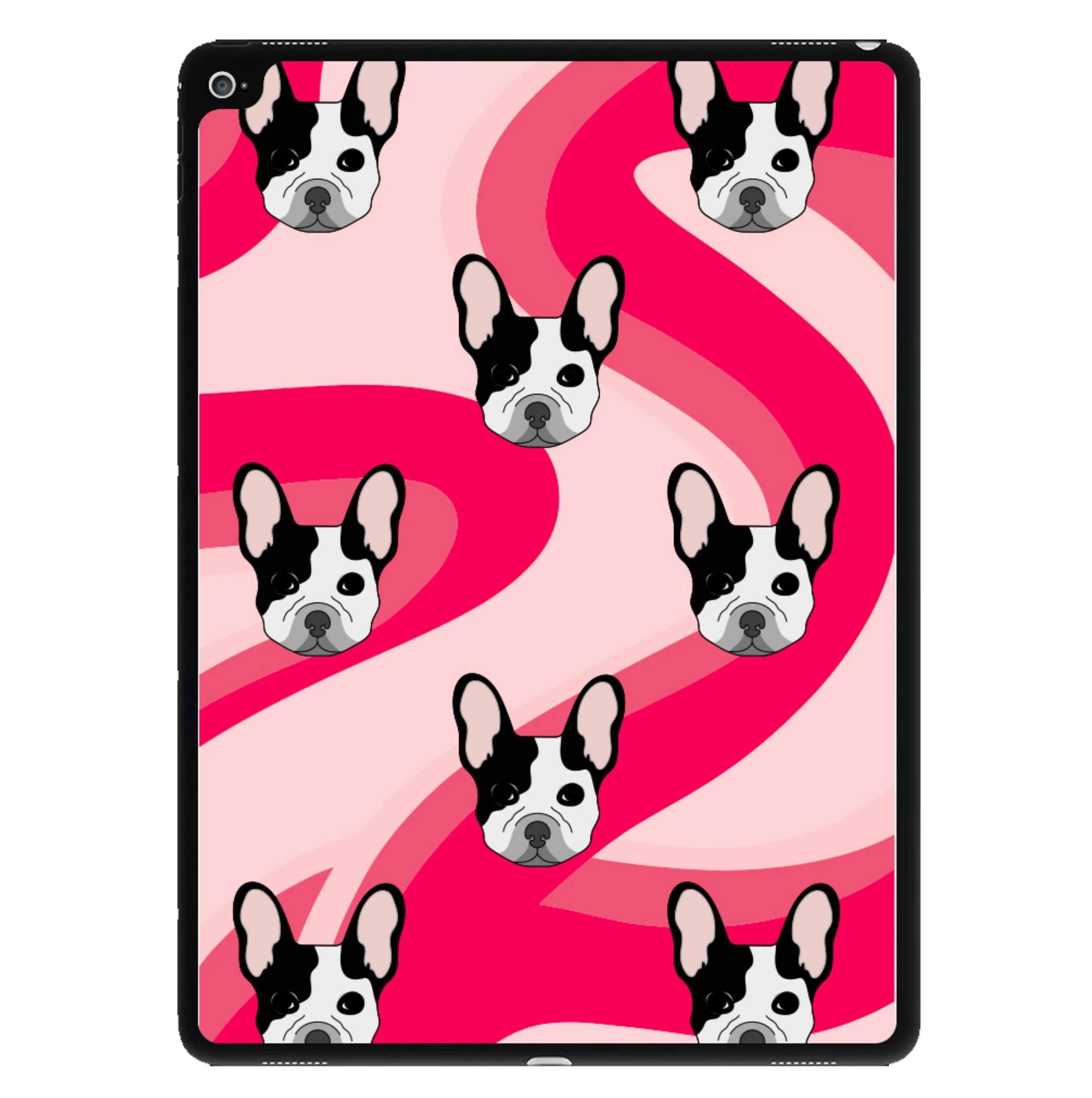 Abstact Frenchie - Dog Pattern iPad Case