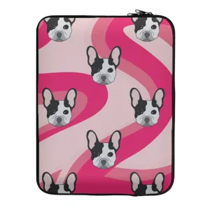 Abstact Frenchie - Dog Pattern Laptop Sleeve
