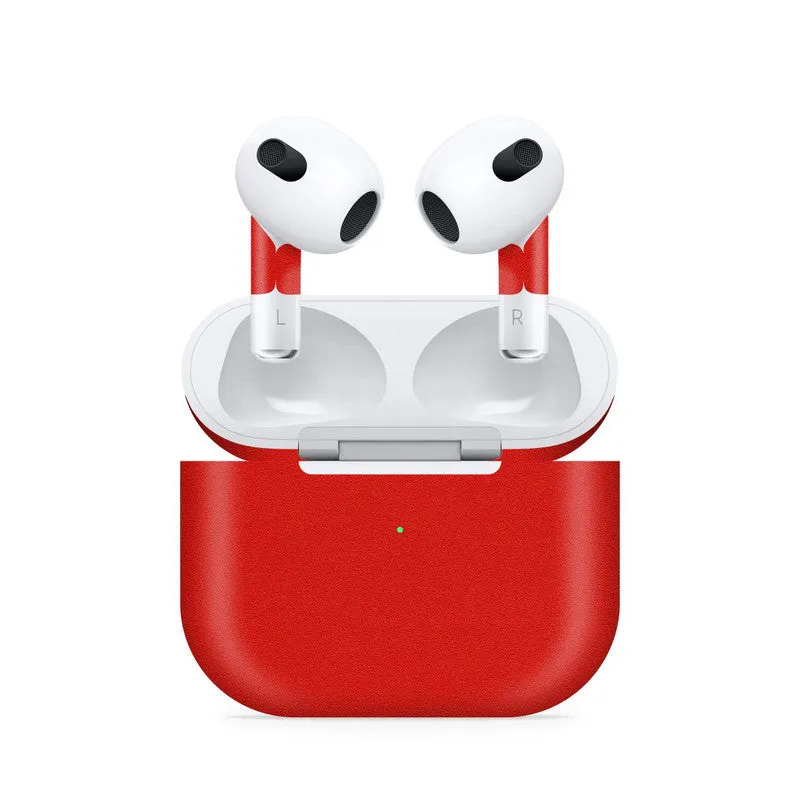 Airpods 3 Matte Red Skin