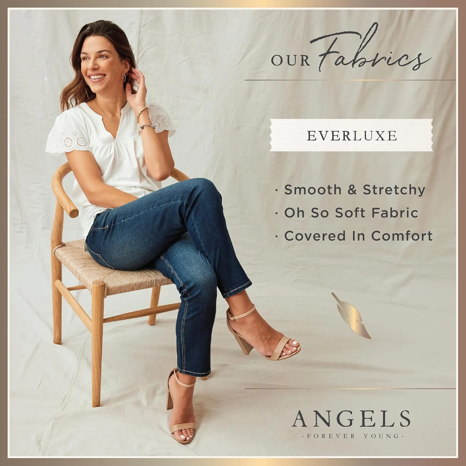 Angels Forever Young Women's 360 Sculpt 17" Capri