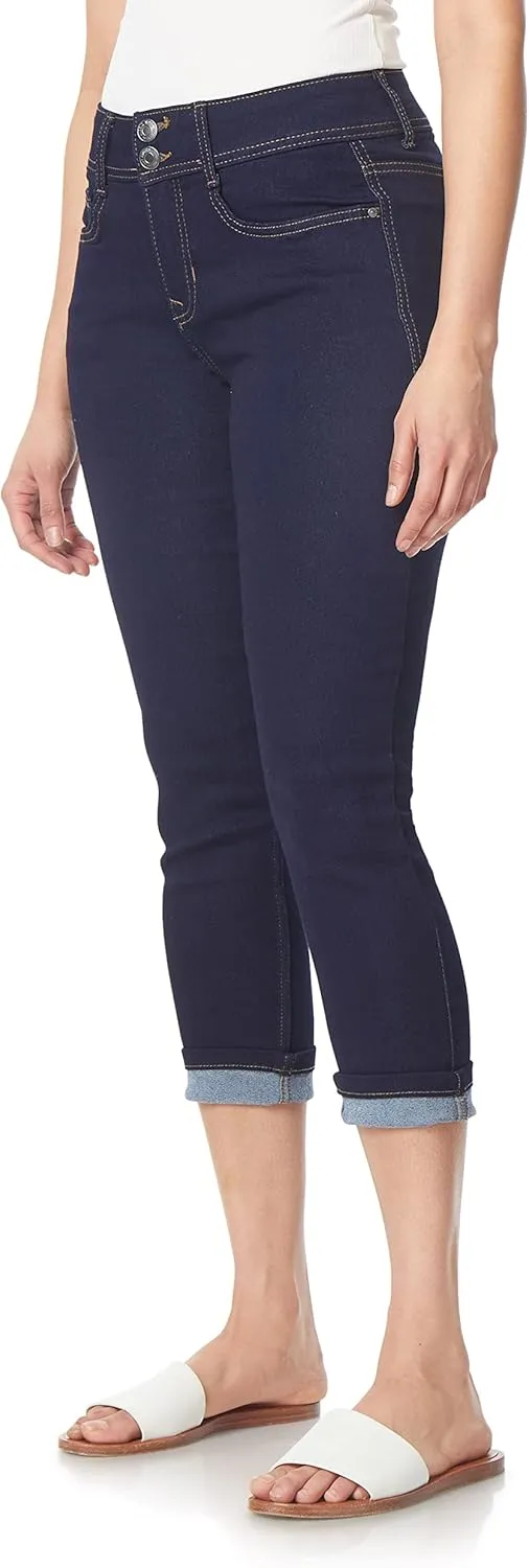 Angels Forever Young Women's Curvy Crop Jeans