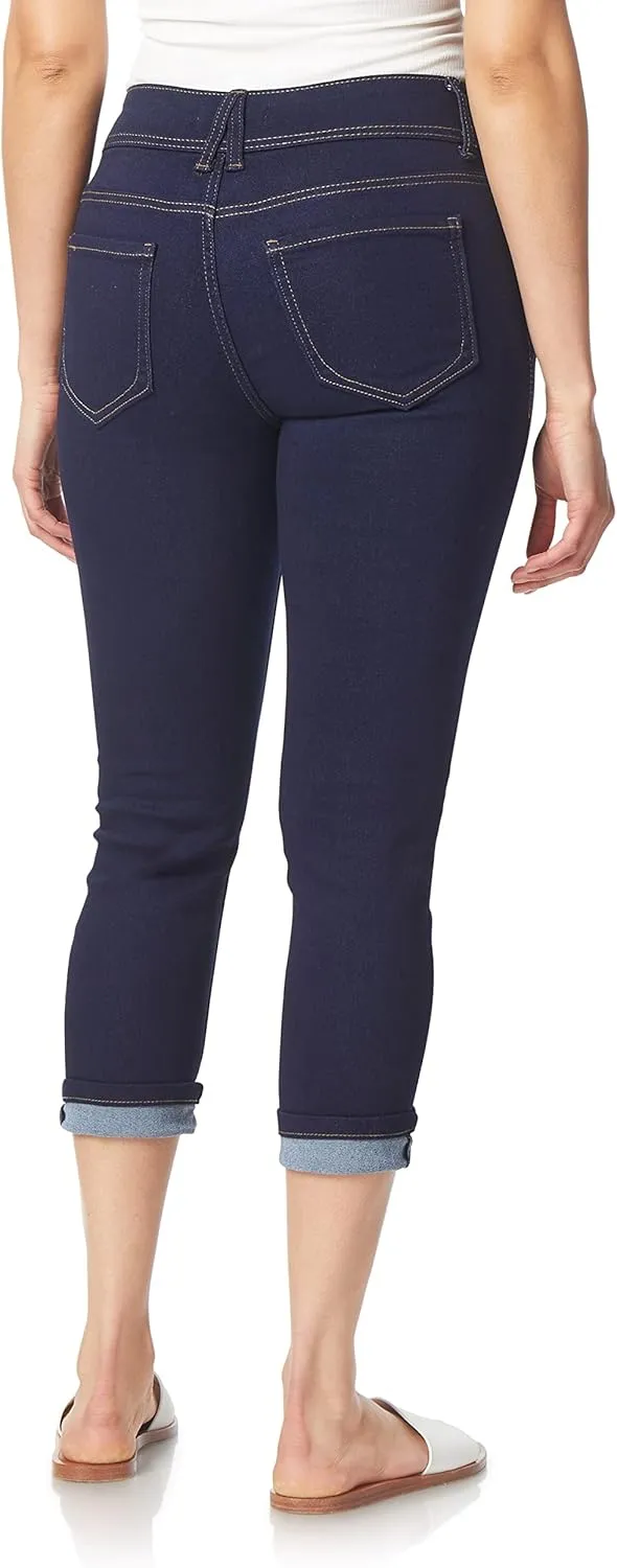 Angels Forever Young Women's Curvy Crop Jeans