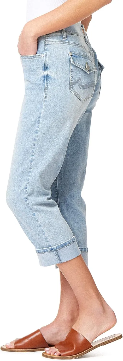 Angels Forever Young Women's Curvy Crop Jeans