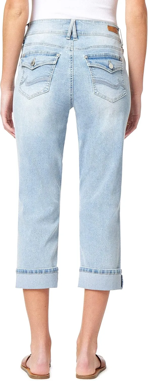 Angels Forever Young Women's Curvy Crop Jeans
