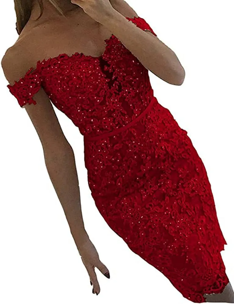 Applique Chiffon Prom Evening Dresses Off Shoulder for Women