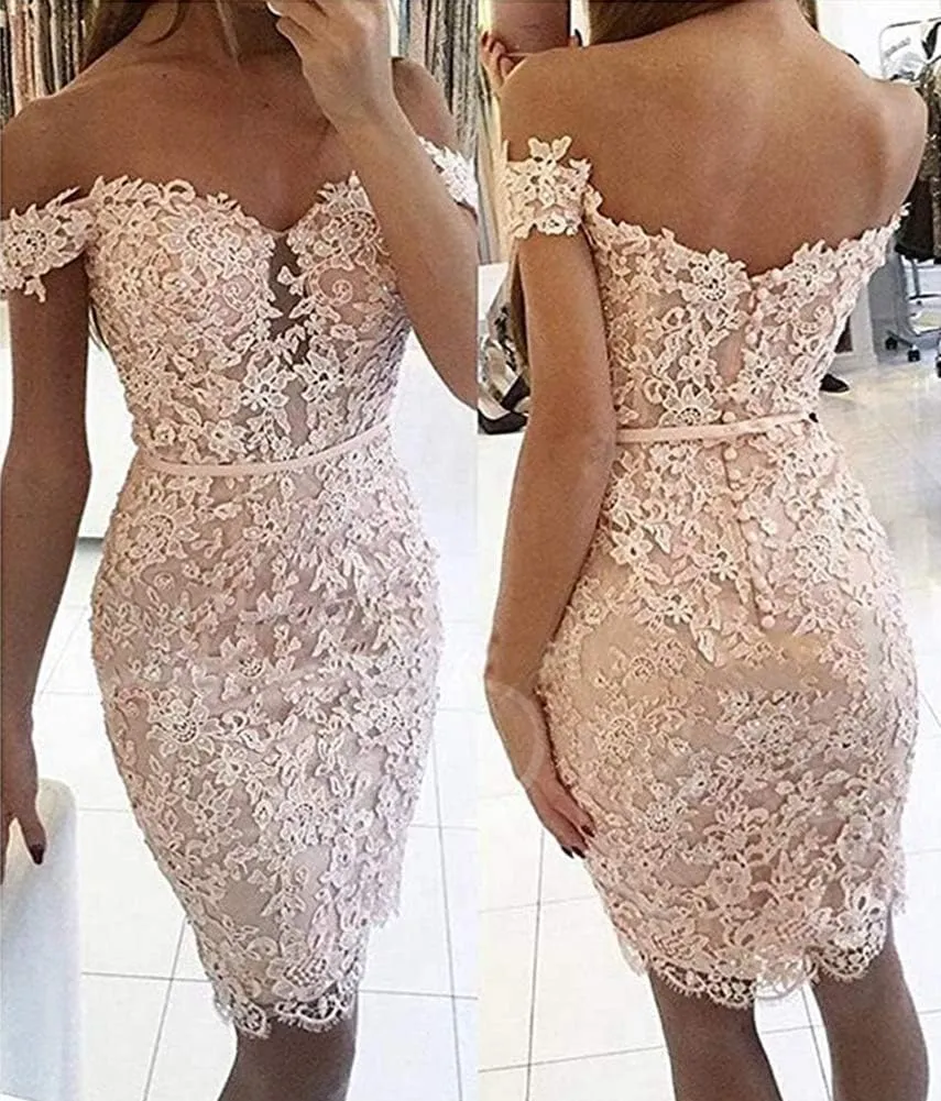 Applique Chiffon Prom Evening Dresses Off Shoulder for Women