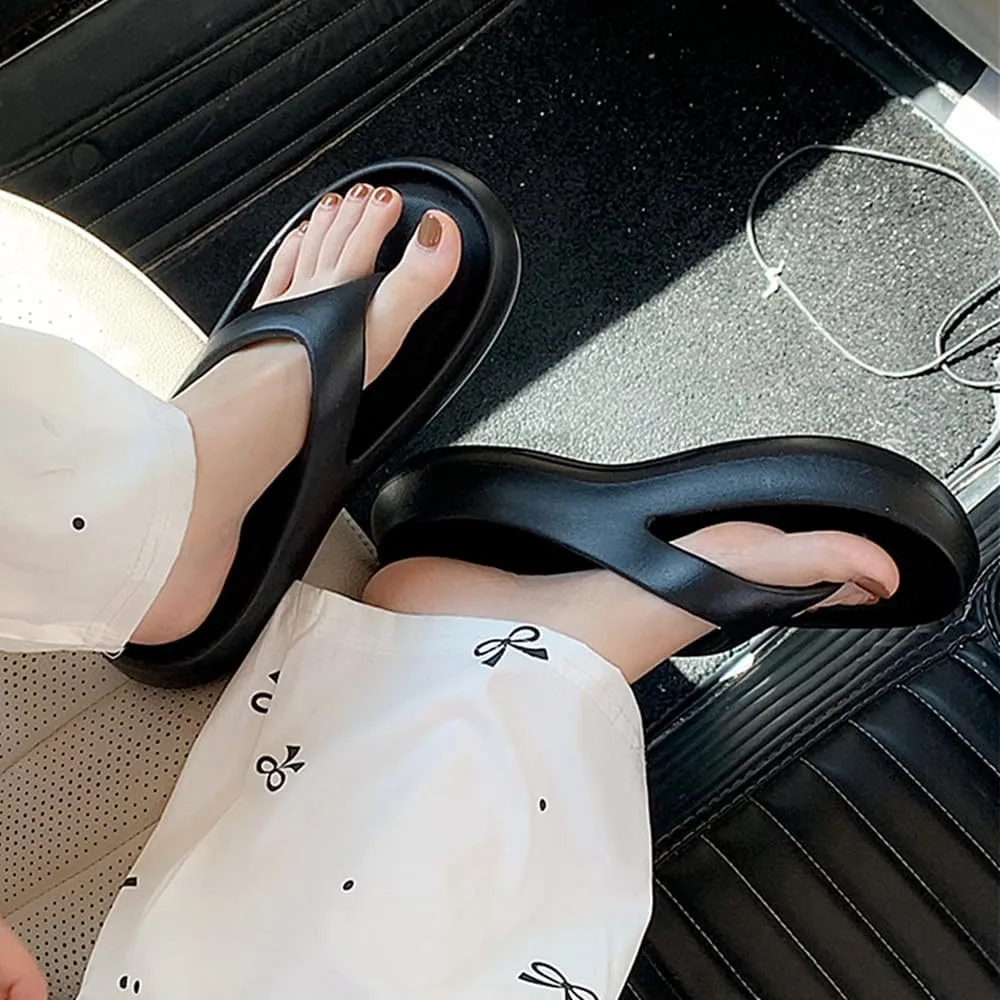 Arch Support Flip Flops for Women,Plantar Fasciitis Orthopedic Sandals for Women,Walking Sandals Platform Recovery Flipflops,2025 Summer Beach Shoes Comfort Lightweight