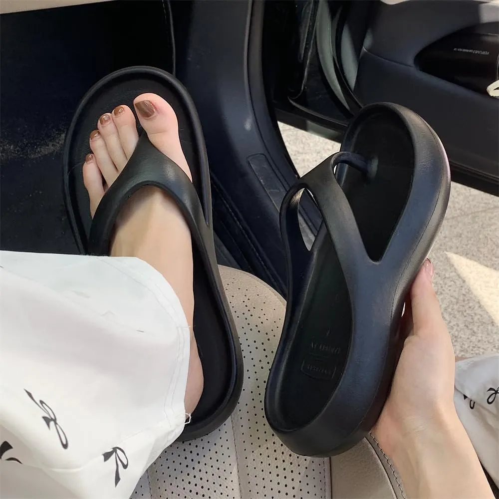 Arch Support Flip Flops for Women,Plantar Fasciitis Orthopedic Sandals for Women,Walking Sandals Platform Recovery Flipflops,2025 Summer Beach Shoes Comfort Lightweight