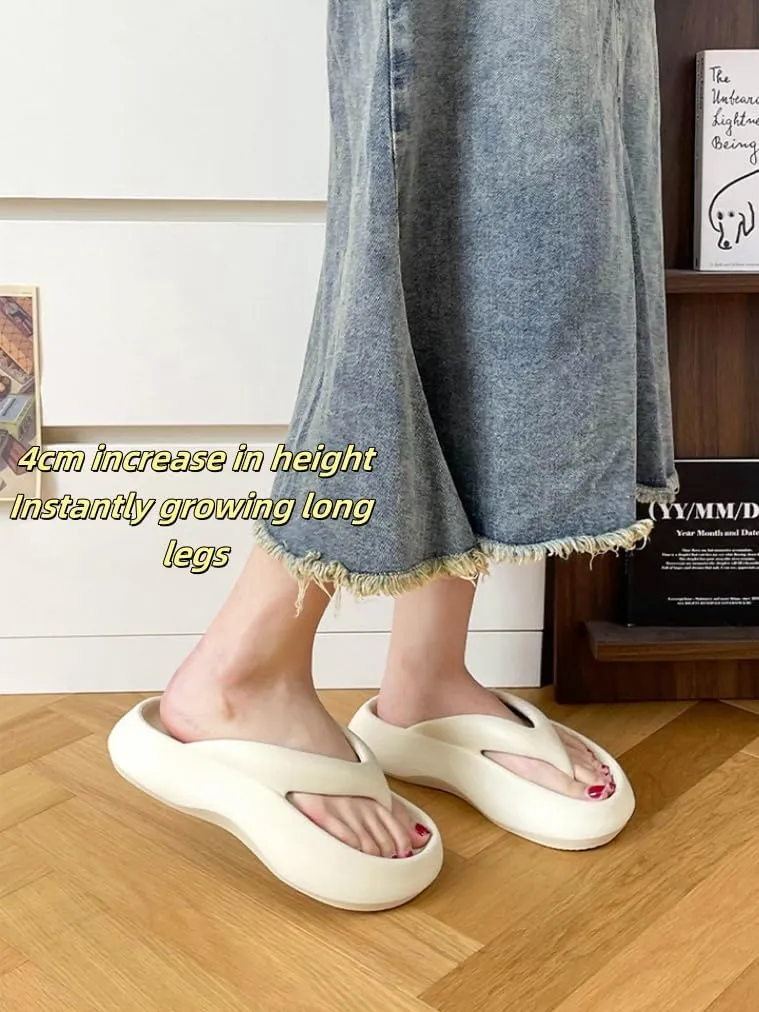 Arch Support Flip Flops Plantar Fasciitis Orthopedic Sandals for Women Arch Support Walking Sandals Platform Recovery Flipflops Summer Beach Shoes Non-slip Comfort Lightweight