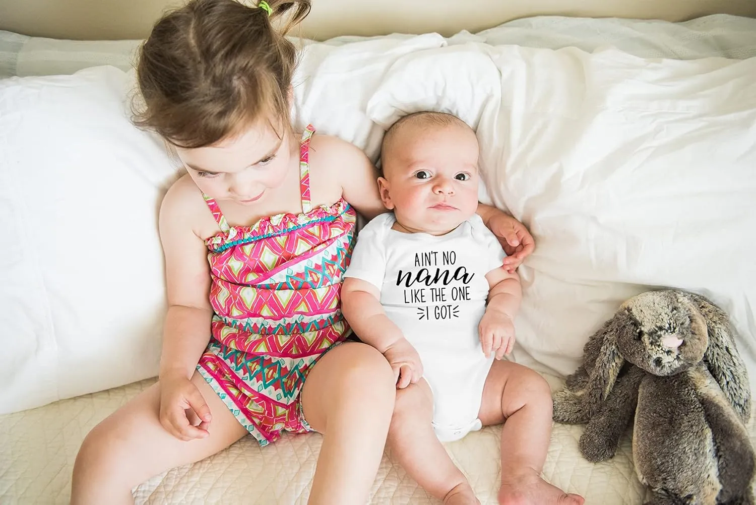 AW Fashions Ain't No Nana Like the One I Got Baby Bodysuit Cute Newborn Girl Trendy Boy Outfit Baby Wear