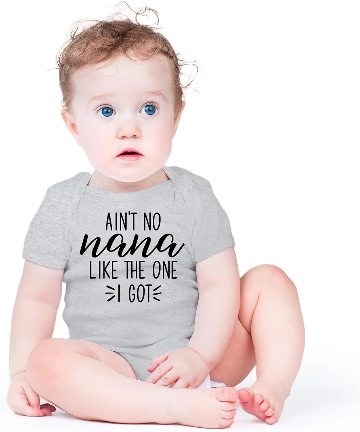 AW Fashions Ain't No Nana Like the One I Got Baby Bodysuit Cute Newborn Girl Trendy Boy Outfit Baby Wear