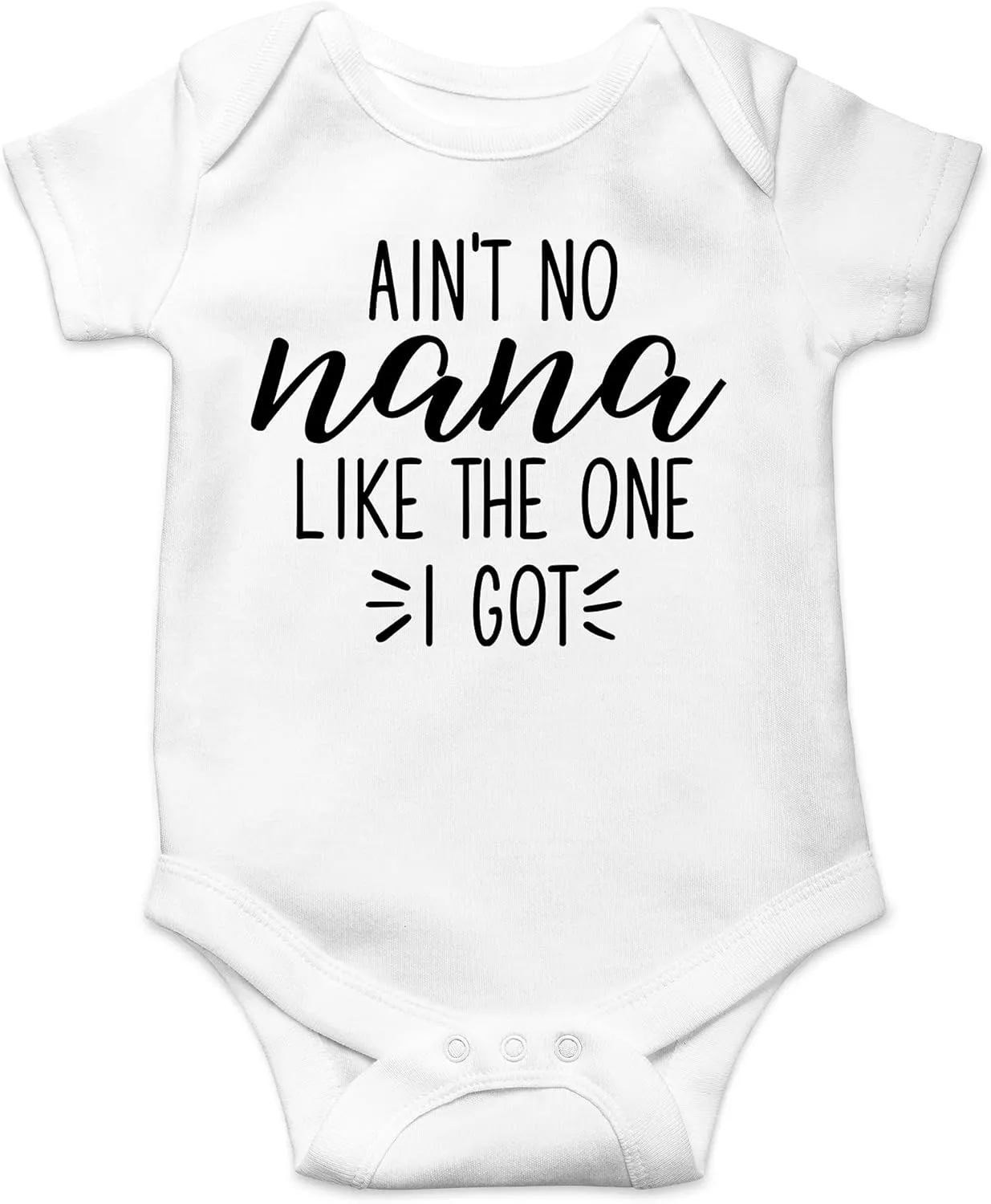 AW Fashions Ain't No Nana Like the One I Got Baby Bodysuit Cute Newborn Girl Trendy Boy Outfit Baby Wear