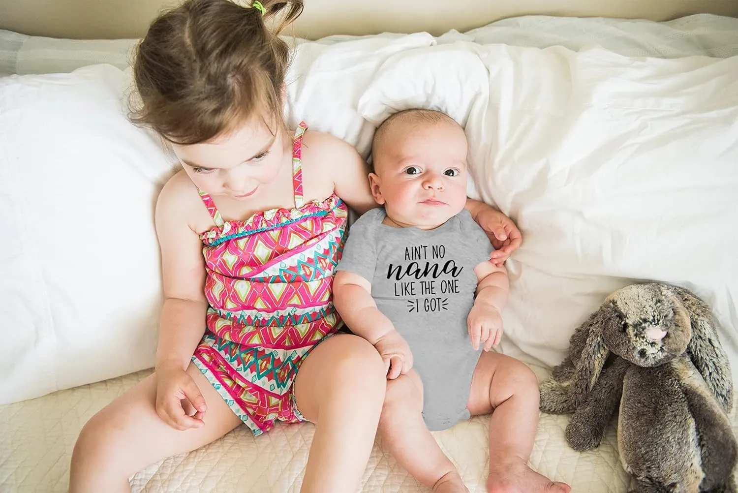 AW Fashions Ain't No Nana Like the One I Got Baby Bodysuit Cute Newborn Girl Trendy Boy Outfit Baby Wear