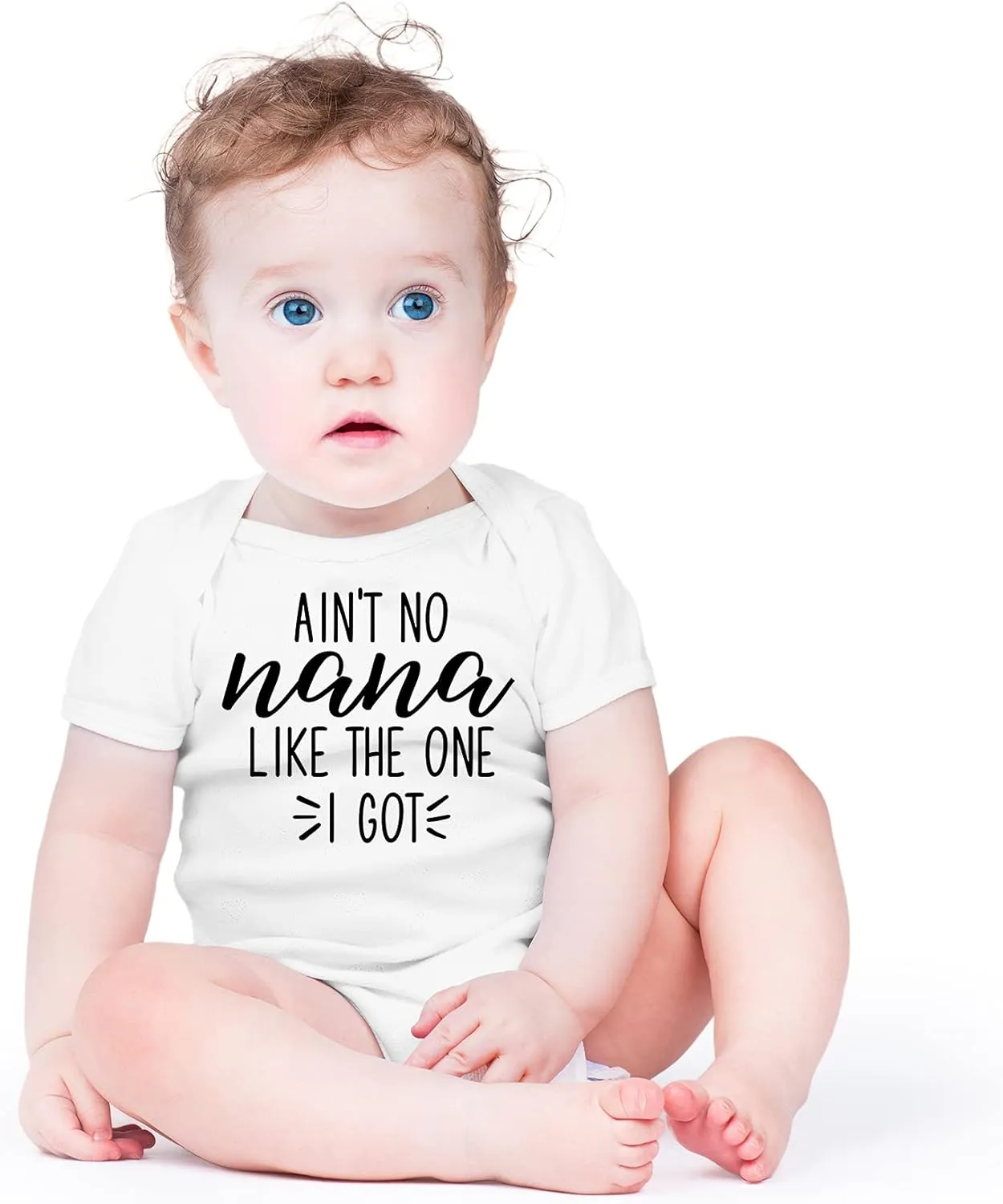 AW Fashions Ain't No Nana Like the One I Got Baby Bodysuit Cute Newborn Girl Trendy Boy Outfit Baby Wear