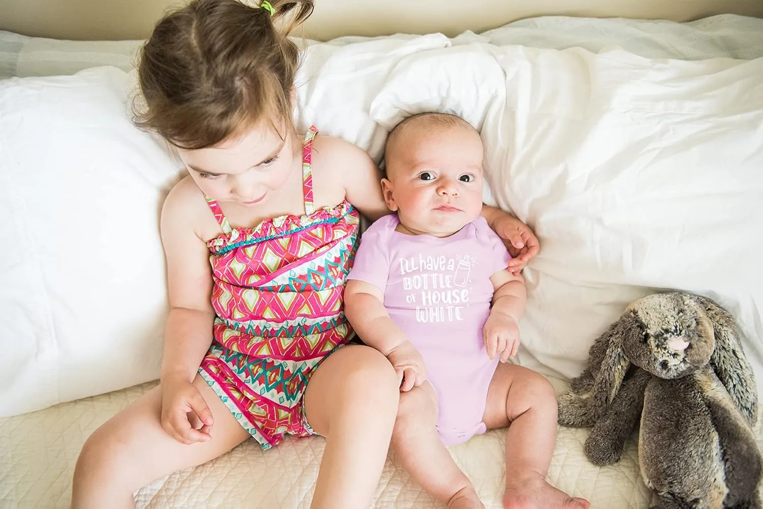 AW Fashions I'll Have A Bottle Of The House White Baby Bodysuit Funny Adorable Infant Clothing Boys Girls