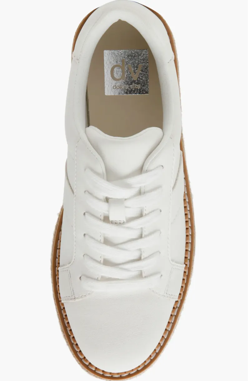 Bailey Espadrille Platform Sneaker, White