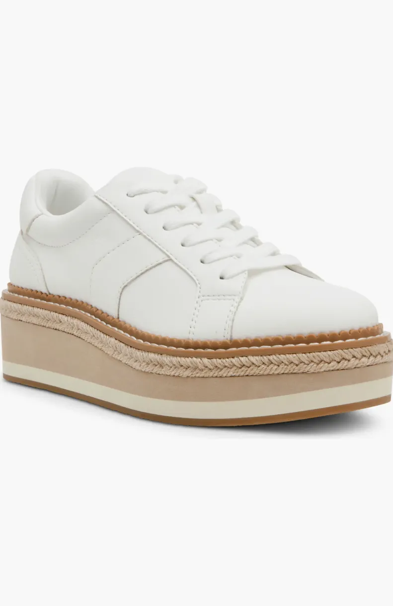 Bailey Espadrille Platform Sneaker, White