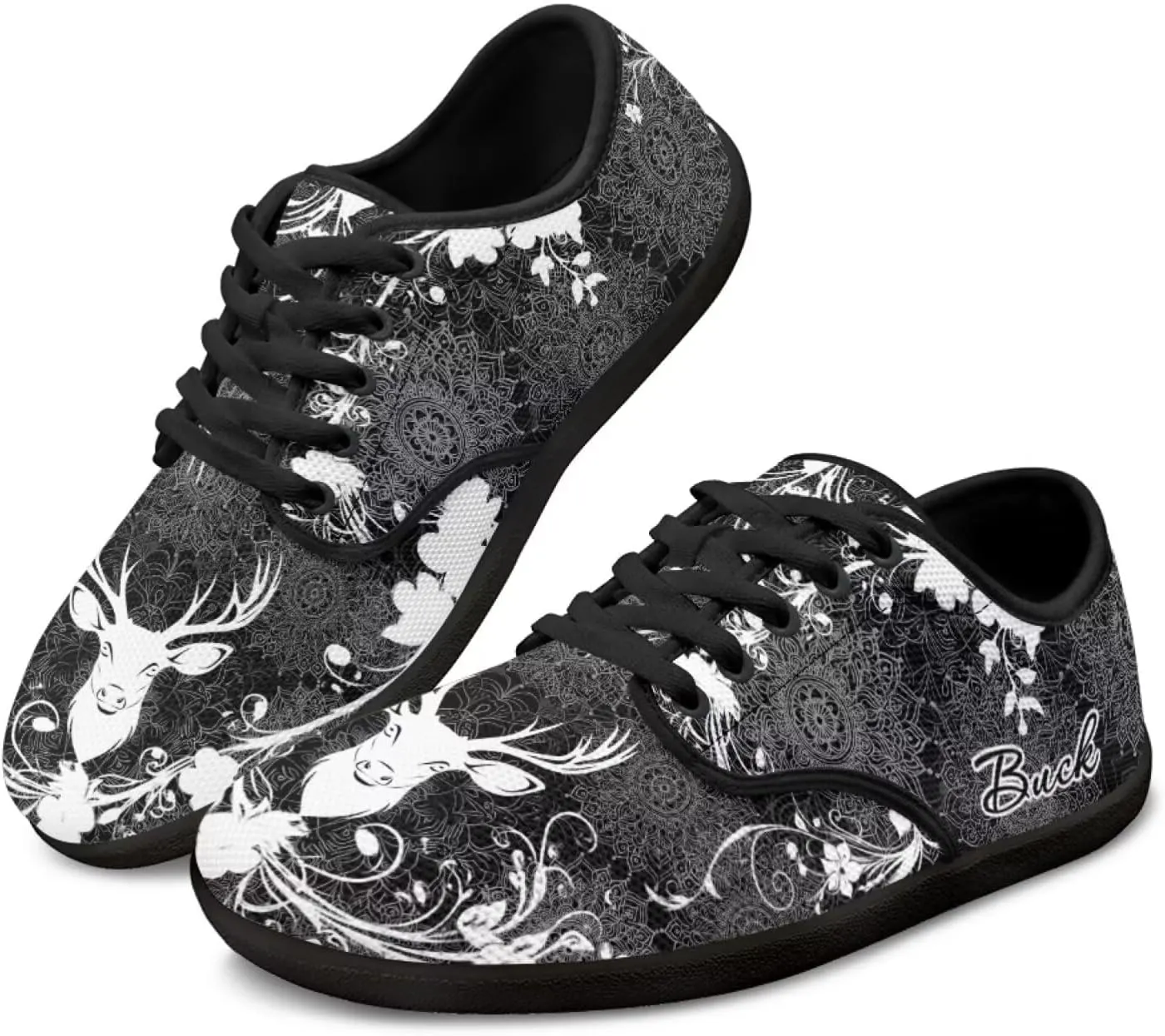 Barefoot Shoes for Men Wide Toe Box Sneakers Casual Non Slip Shoes Lightweight Lace Up Walking Workout Footwear