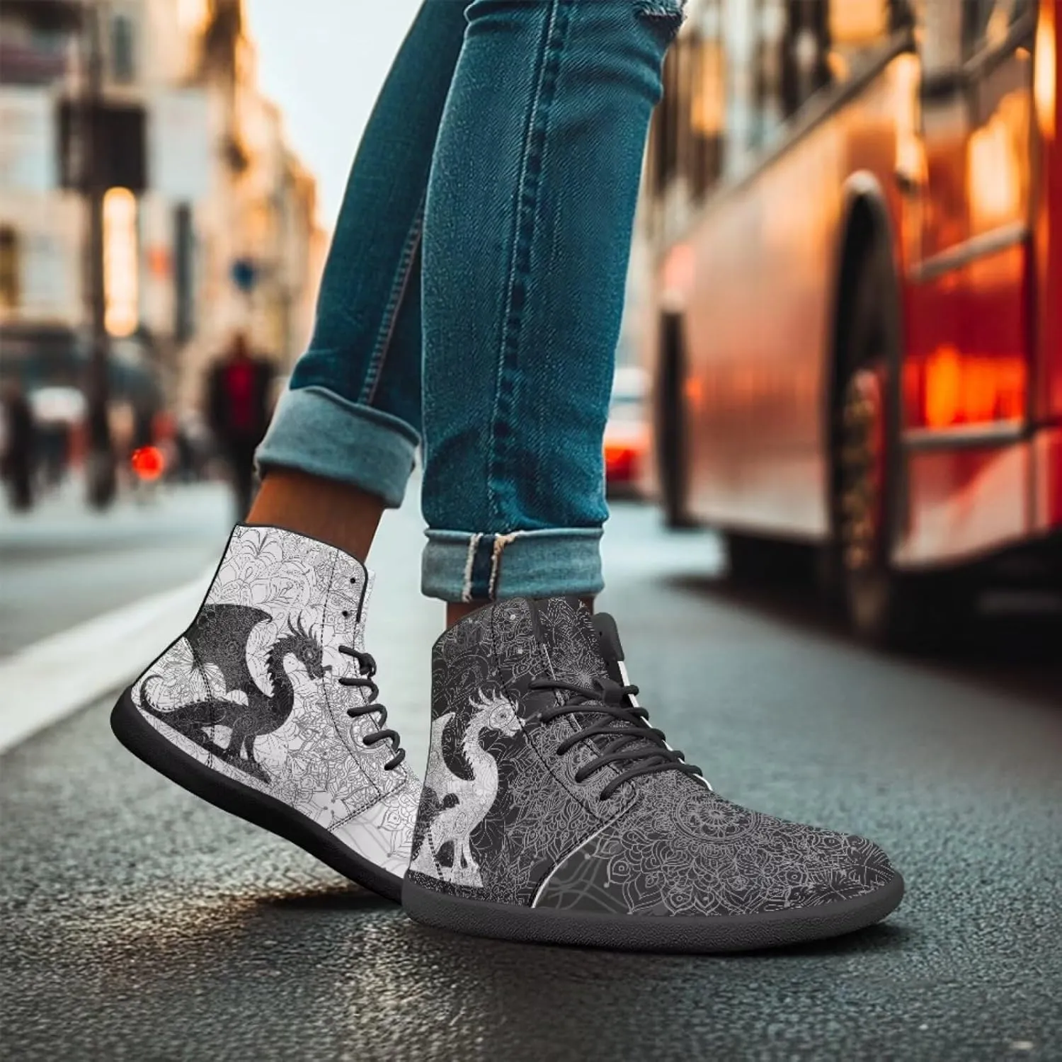 Binienty Barefoot Minimalist Shoes Mens Womens Wide Toe Cross Trainer Zero Drop Lace Up Sneakers