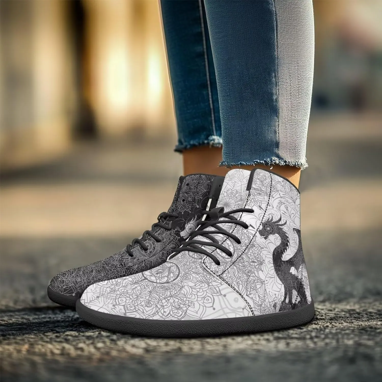 Binienty Barefoot Minimalist Shoes Mens Womens Wide Toe Cross Trainer Zero Drop Lace Up Sneakers