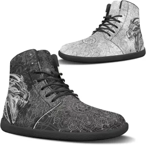 Binienty Barefoot Minimalist Shoes Mens Womens Wide Toe Cross Trainer Zero Drop Lace Up Sneakers
