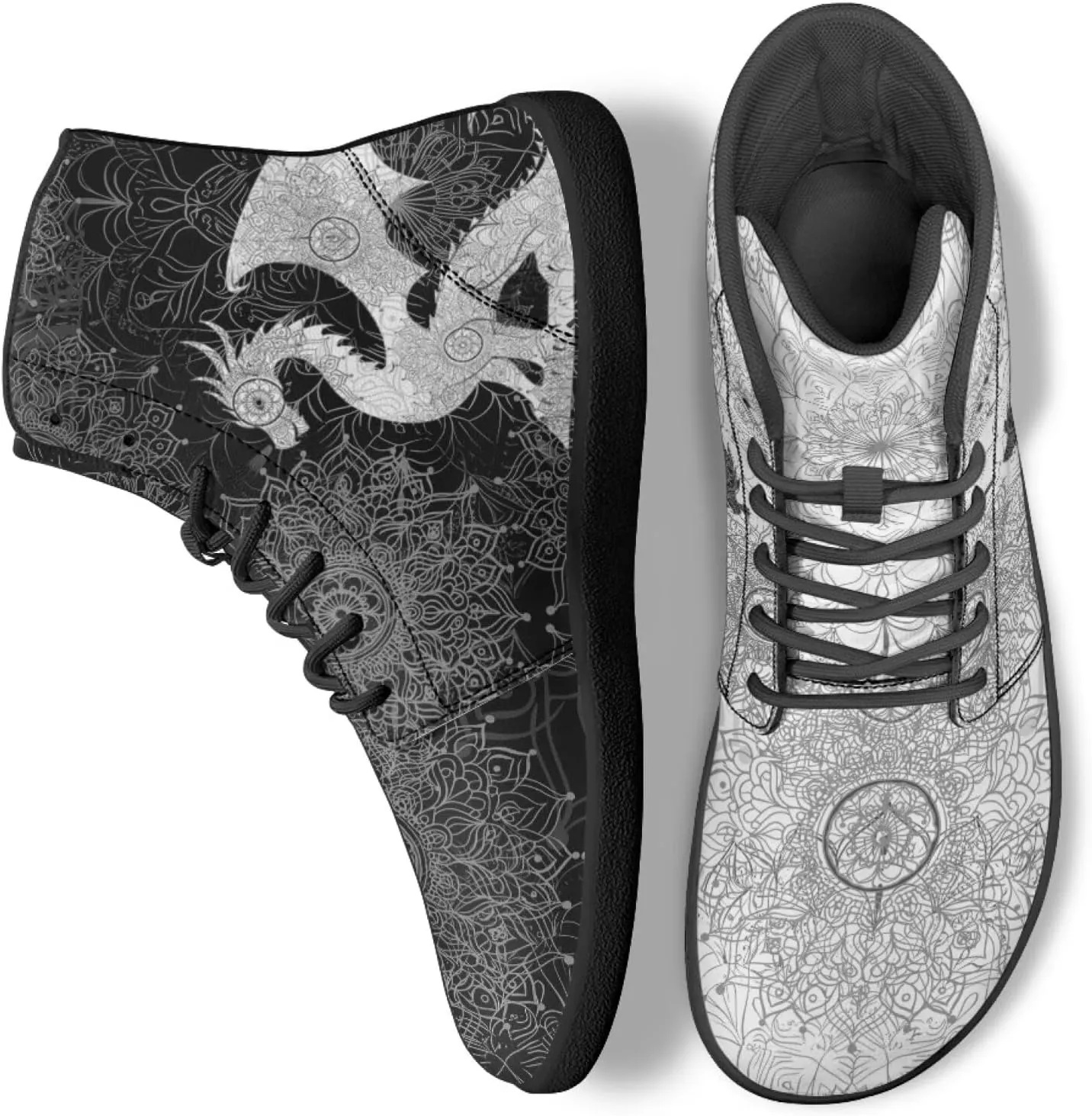Binienty Barefoot Minimalist Shoes Mens Womens Wide Toe Cross Trainer Zero Drop Lace Up Sneakers