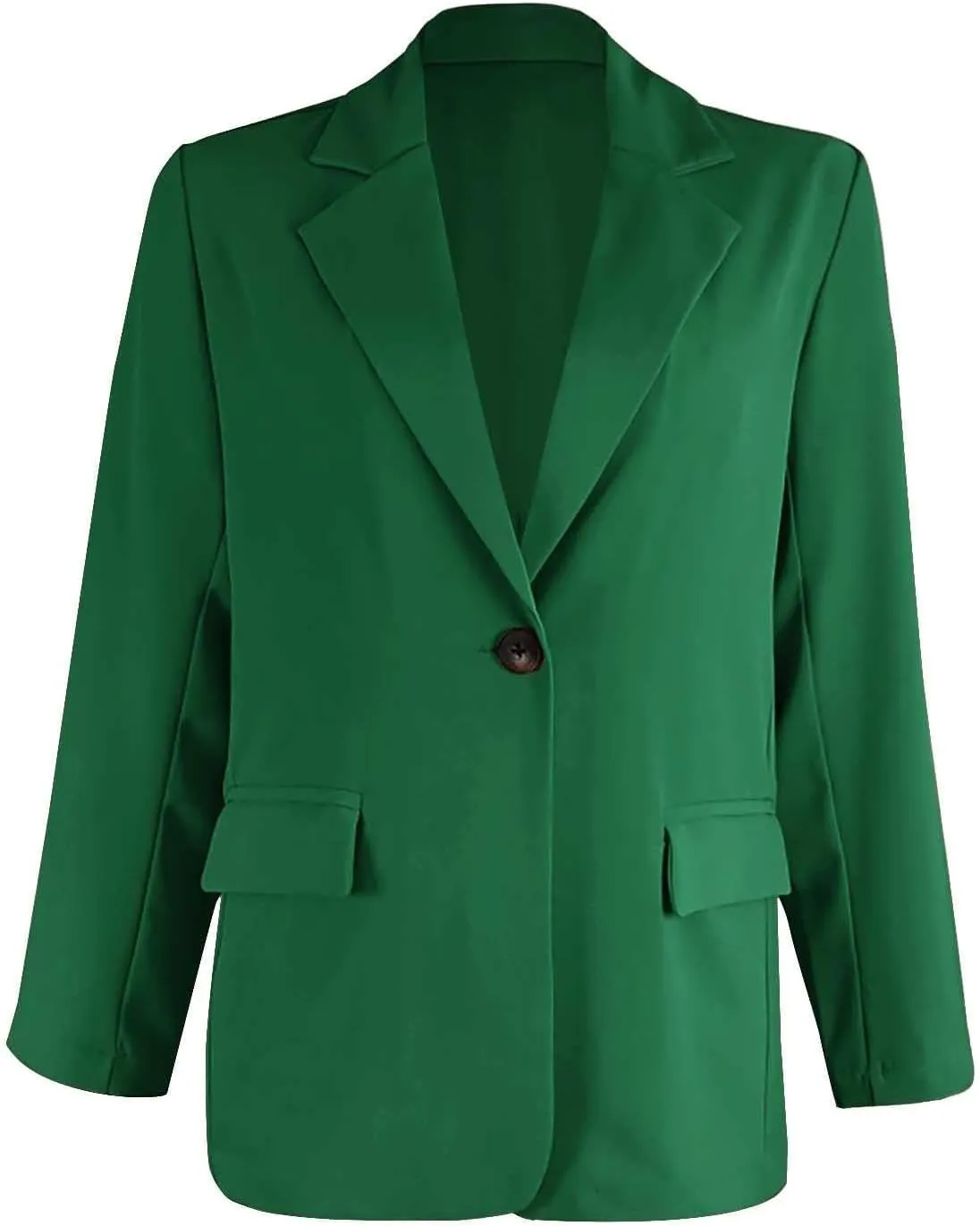 Blazers for Women Business Casual Button Work Office Jackets Blazer Open Front Long Sleeve Lapel Jacket Outfit