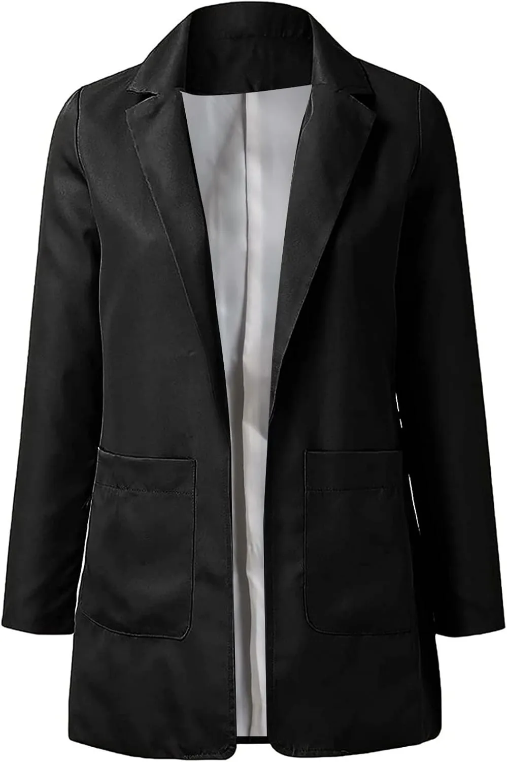 Blazers for Women Business Casual Button Work Office Jackets Blazer Open Front Long Sleeve Lapel Jacket Outfit