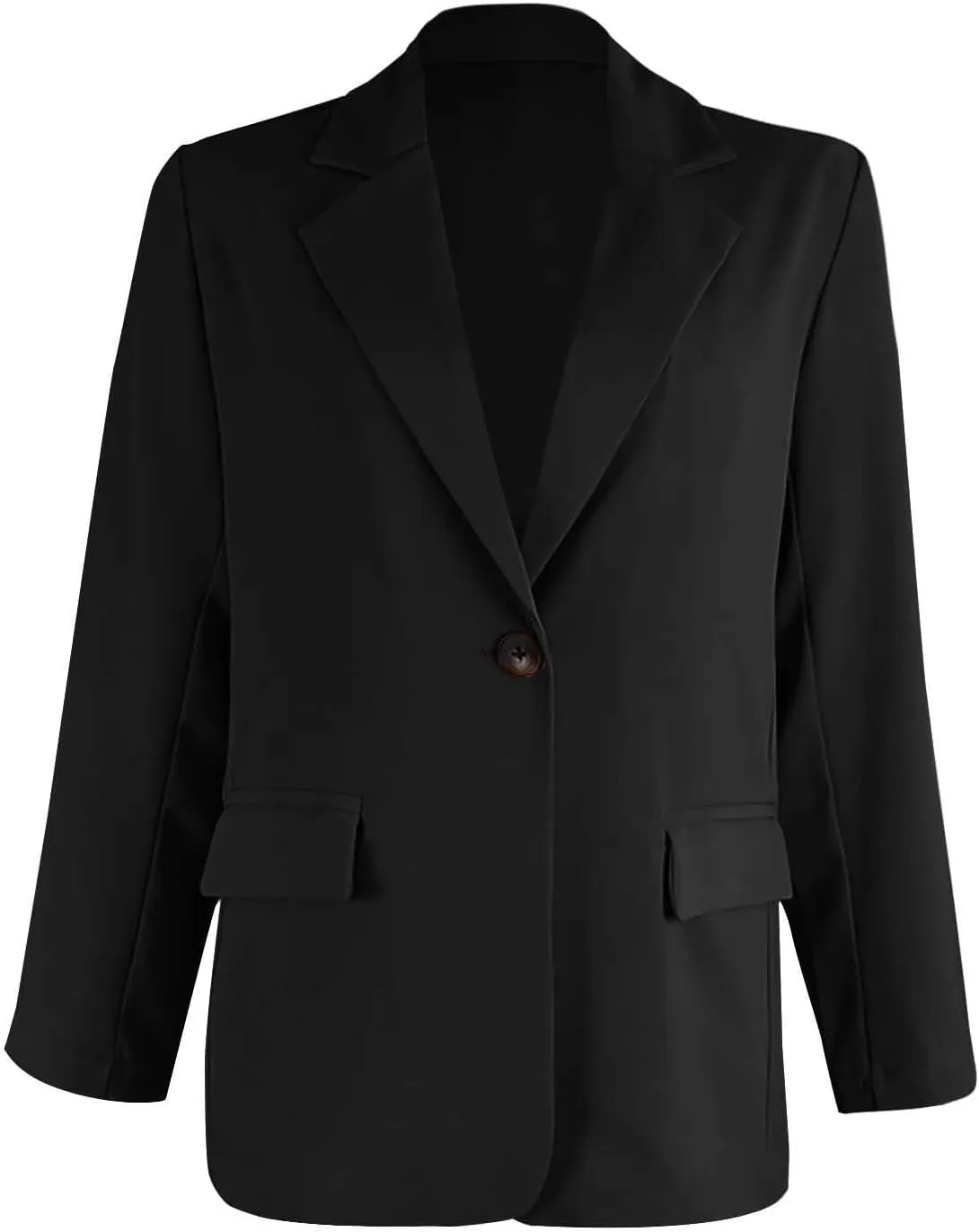 Blazers for Women Business Casual Button Work Office Jackets Blazer Open Front Long Sleeve Lapel Jacket Outfit