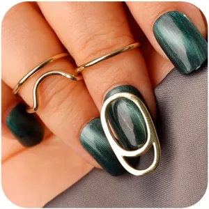 Boho Small Cute Gold Fingertip Ring Knuckle Nail Jewelry for Women Fashion Knuckle Jewelry