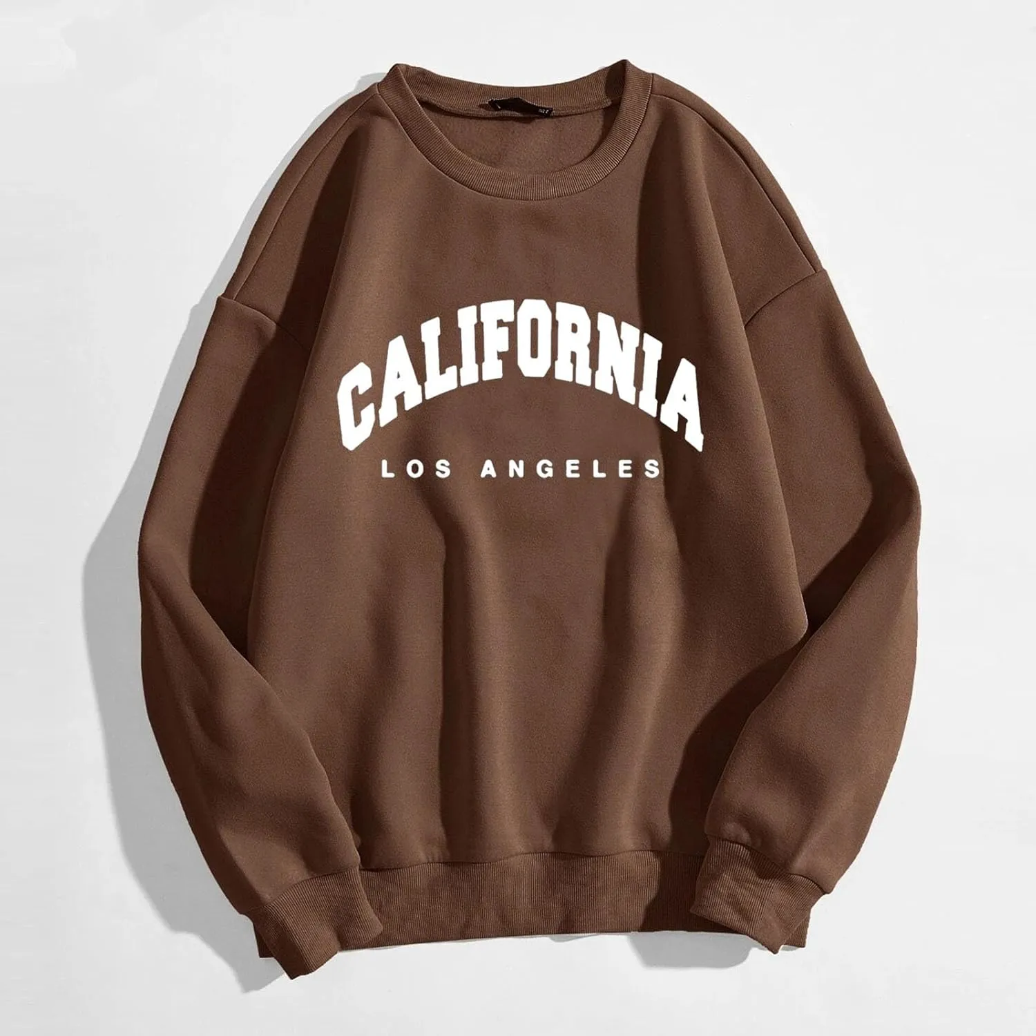 Boston Sweatshirts Women Crew Neck Letter Graphic Hoodie Relaxed Fit Long Sleeve Pullover Tops