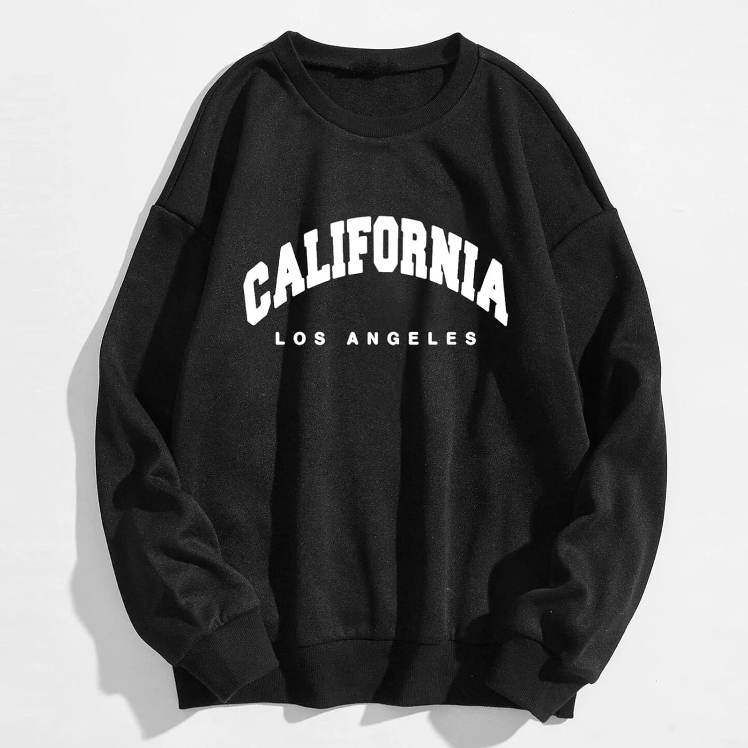 Boston Sweatshirts Women Crew Neck Letter Graphic Hoodie Relaxed Fit Long Sleeve Pullover Tops