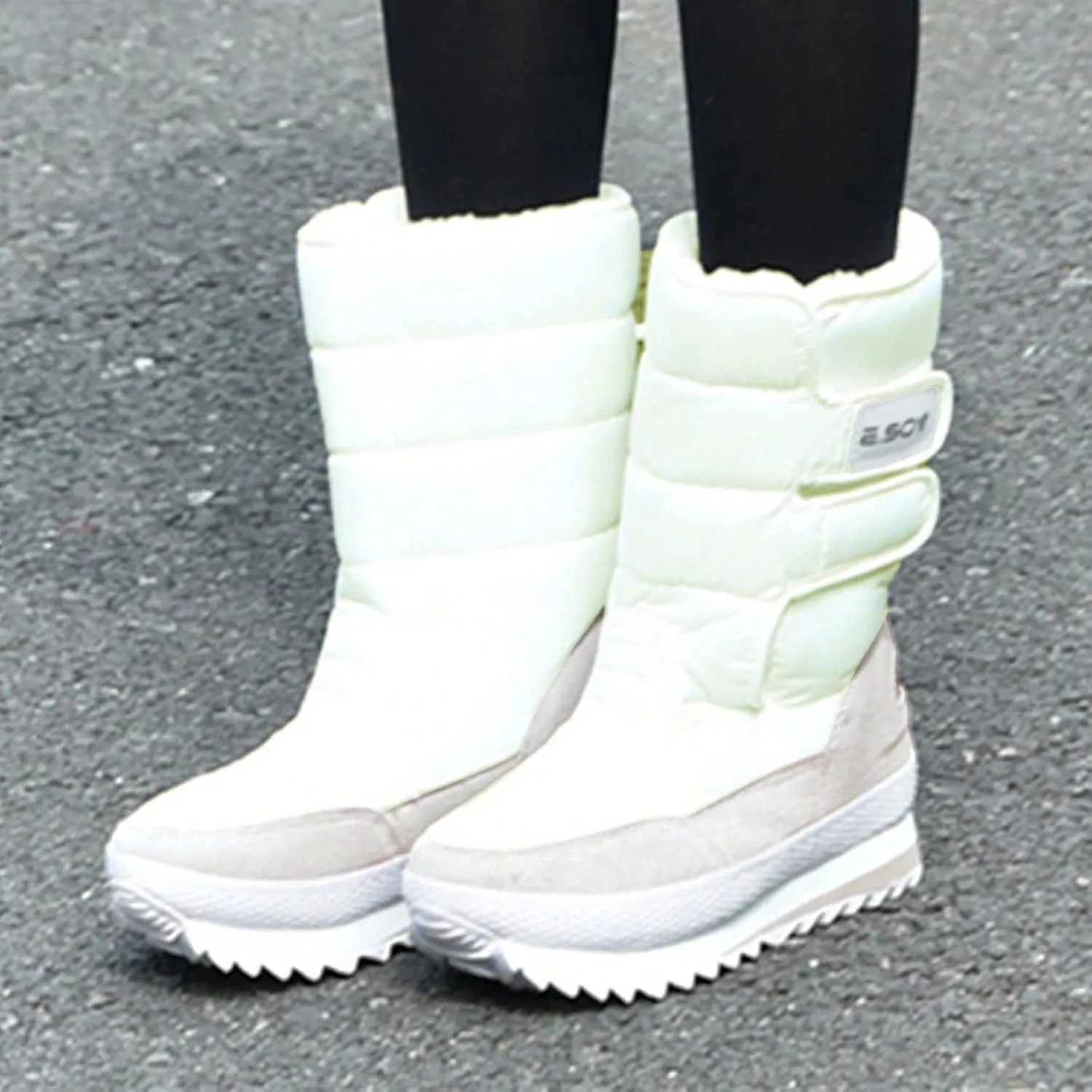 Botas De Mujer Para La Lluvia Y Nieve Winter Fashion Boots for Women 2024 Trendy Black Winter Boots Fur Boots for Women Womens Winter Boots Waterproof Fashion Daily Deals