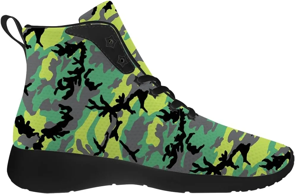 Camouflage Shoes for Men Women High Top Sneakers Gifts for Women Men