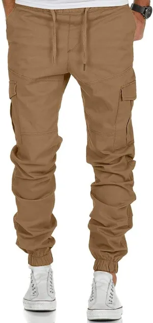 Cargo Pants for Men,Mens Fashion Joggers Sports Pants Cotton Pants Gym Sweatpants Trousers Casual Long Pant