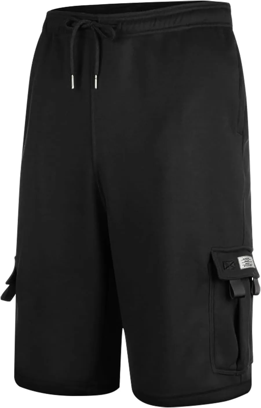 Cargo Shorts for Men Lightweight Multi Pockets Hiking Shorts Elastic Waist Workout Shorts Classic-Fit Athletic Shorts