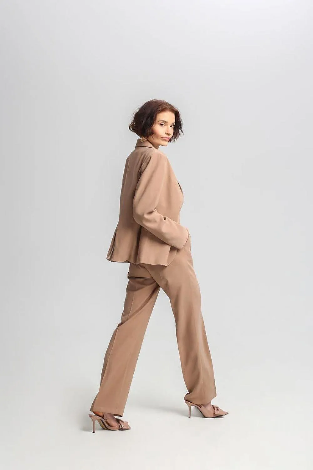 Chic Silk-Blend Women's Trousers for Effortless Elegance