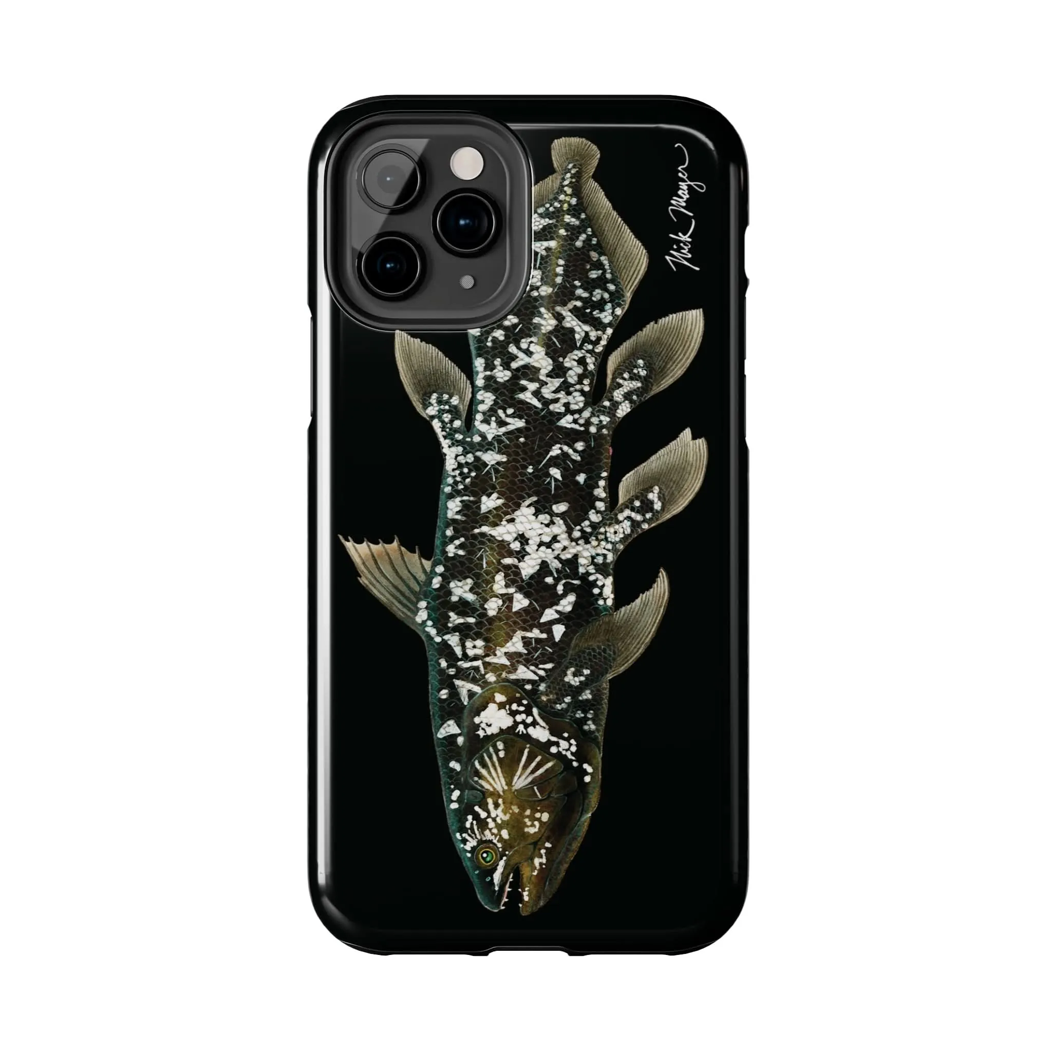 Coelacanth Black iPhone Case