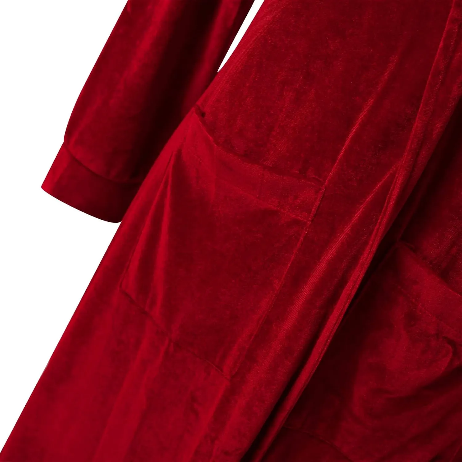 cooki Velvet Blazer Jackets for Women Velvet Trench Coat Open Front Cardigan with Pockets Long Lapel Winter Velvet Soft Coat
