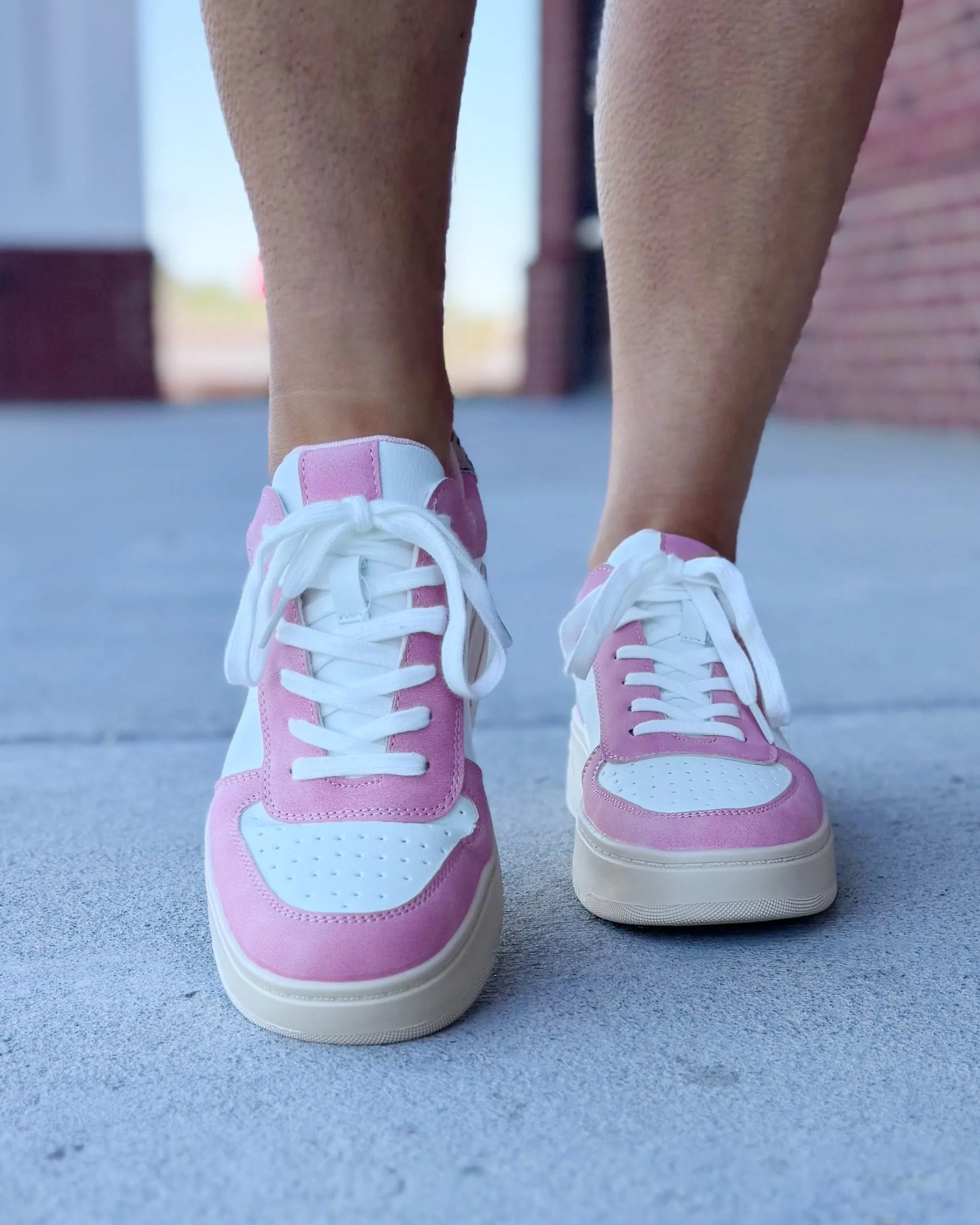 Corkys Pregame Sneaker in Pink