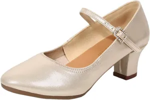 Dancing Fashion Ballroom Prom Shoes Dance Women Latin Women's sandals Women Sandals Size 6 Two Strap (Gold, 5.5)